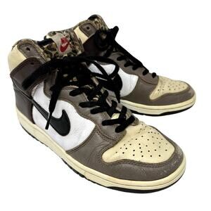 Nike SB Dunk High Ferris Bueller Size 6 2008 80s Cheetah Print 305050-201 *READ